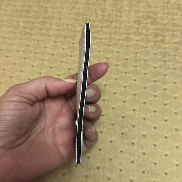 Upcycled White GG Card Holder/New - Picture 4 of 6